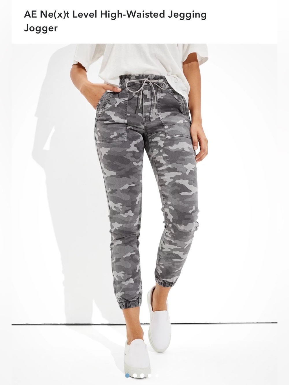American Eagle AE Ne(x)t Camo Jogger Pants Women’s Size 6